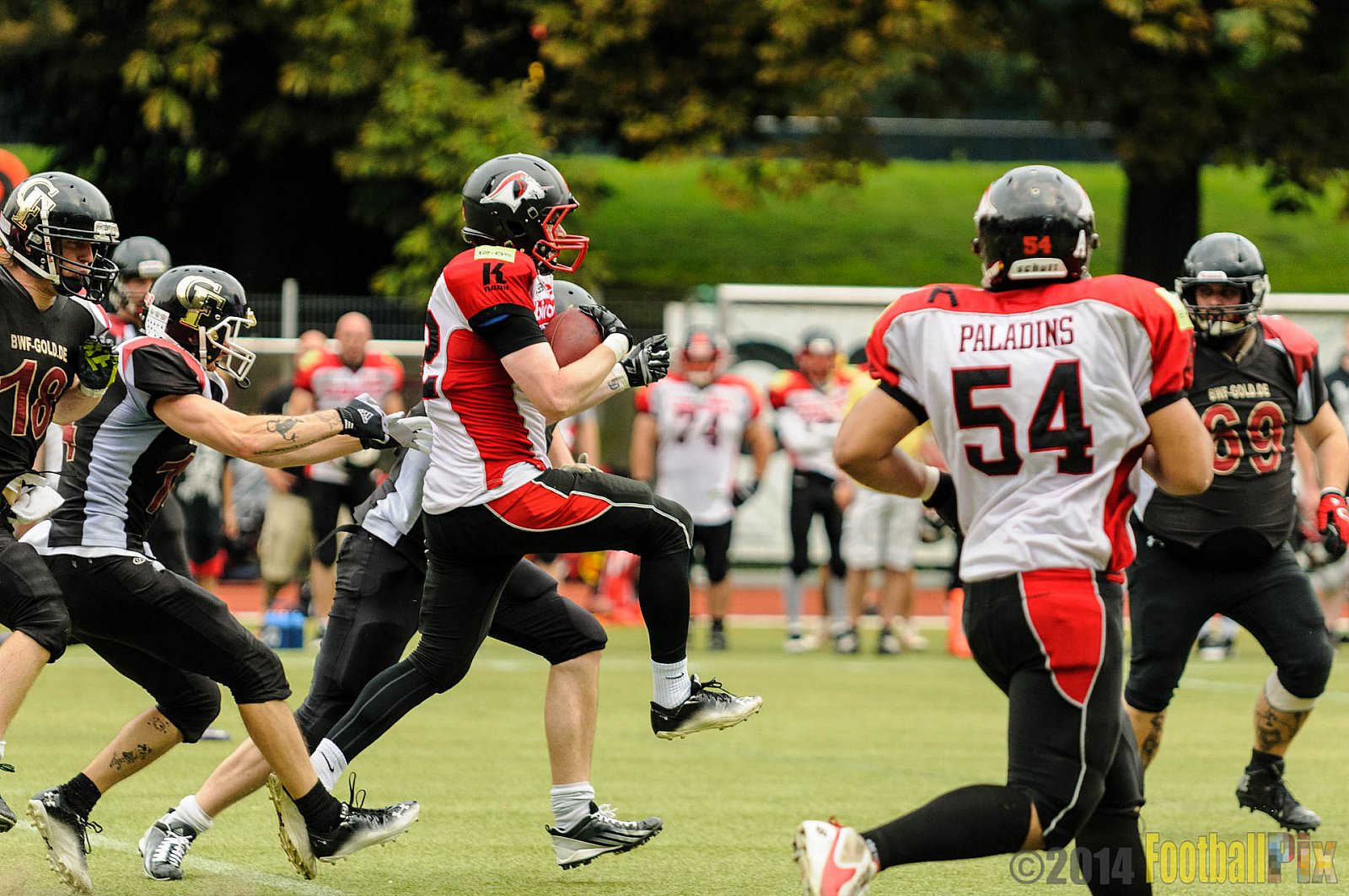 Cologne Falcons II vs. Solingen Paladins - 03.08.2014 Cologne Falcons II vs. Solingen Paladins (34:14) 