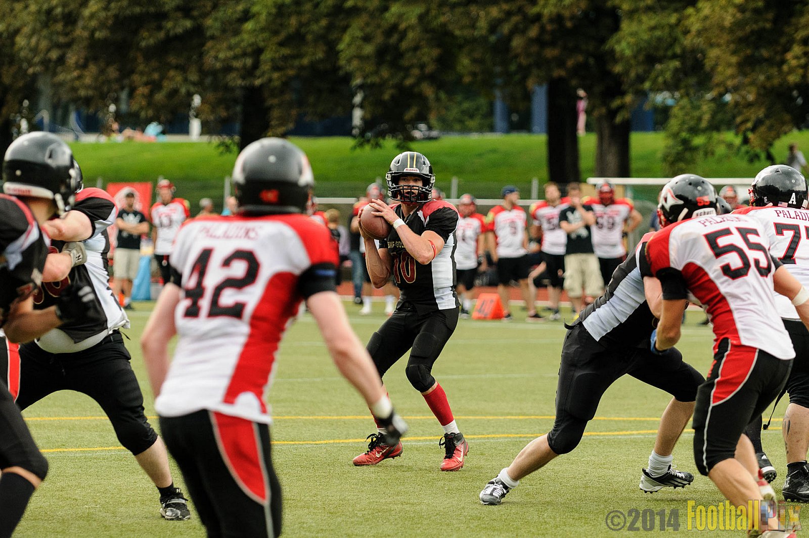 Cologne Falcons II vs. Solingen Paladins - 03.08.2014 Cologne Falcons II vs. Solingen Paladins (34:14) 