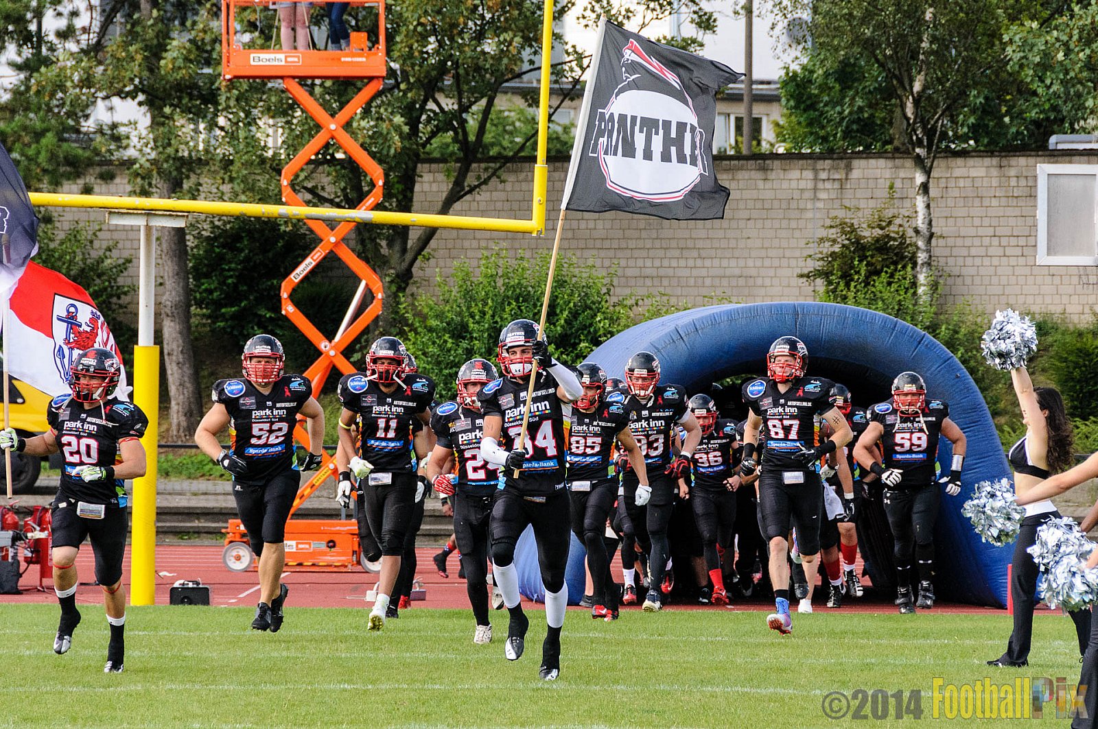 Düsseldorf Panther vs. Berlin Rebels - 09.08.2014 GFL Nord: Düsseldorf Panther vs. Berlin Rebels (29:34) 