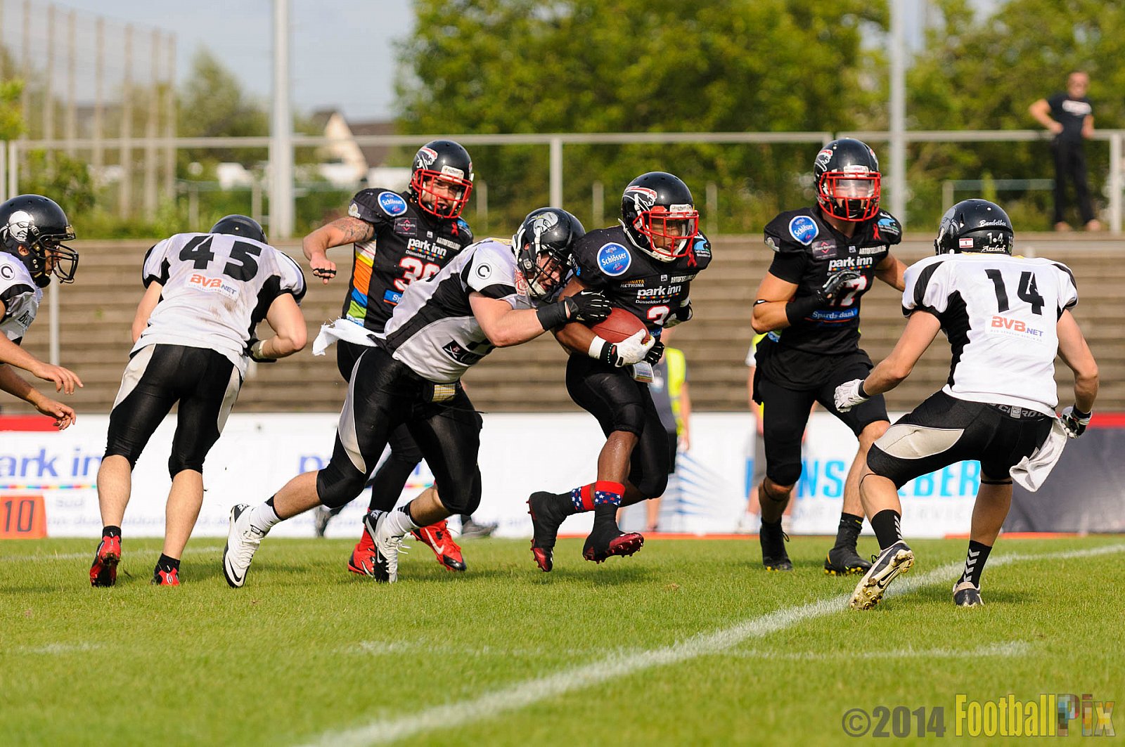 Düsseldorf Panther vs. Berlin Rebels - 09.08.2014 GFL Nord: Düsseldorf Panther vs. Berlin Rebels (29:34) 