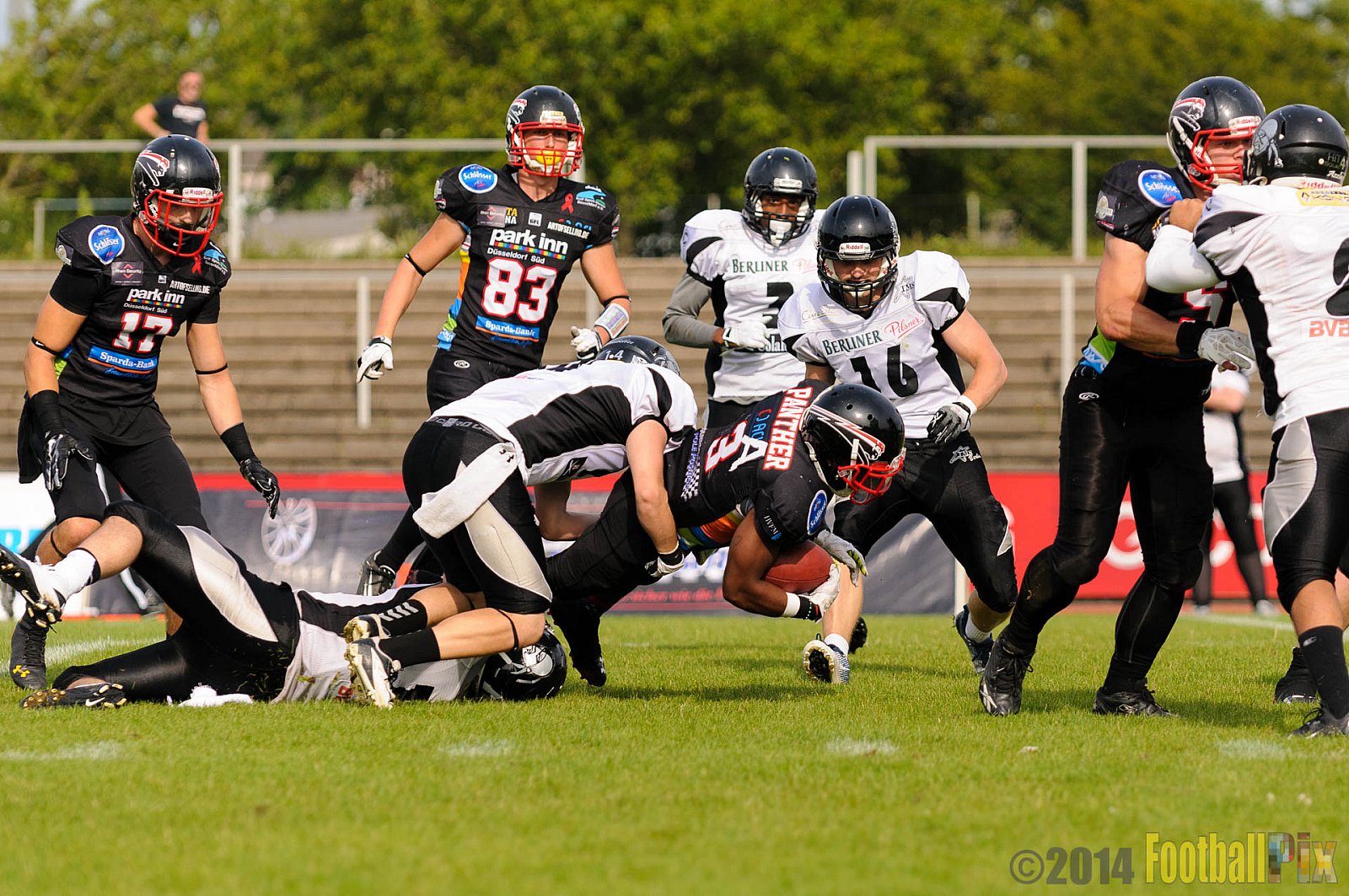 Düsseldorf Panther vs. Berlin Rebels - 09.08.2014 GFL Nord: Düsseldorf Panther vs. Berlin Rebels (29:34) 