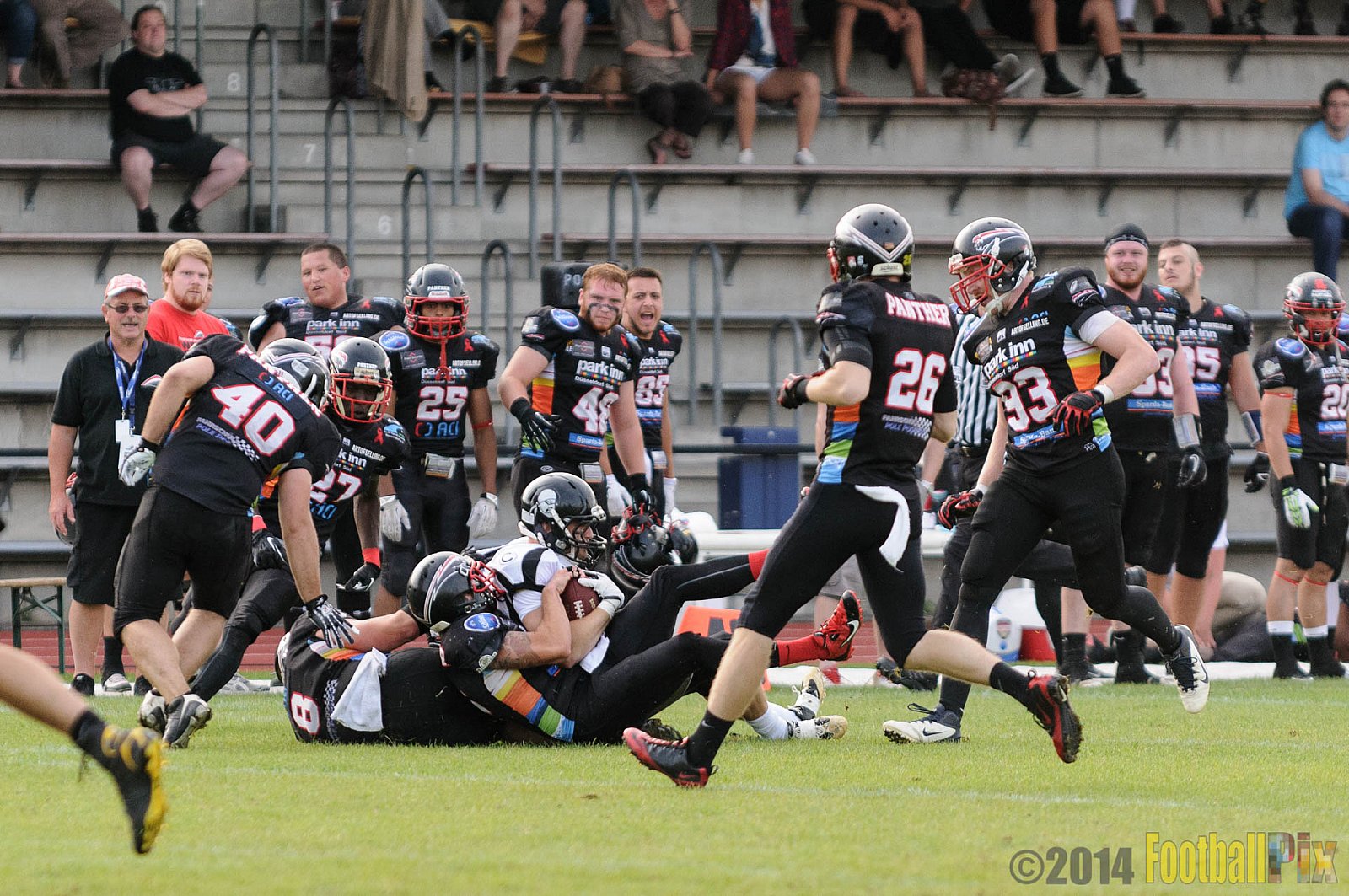 Düsseldorf Panther vs. Berlin Rebels - 09.08.2014 GFL Nord: Düsseldorf Panther vs. Berlin Rebels (29:34) 