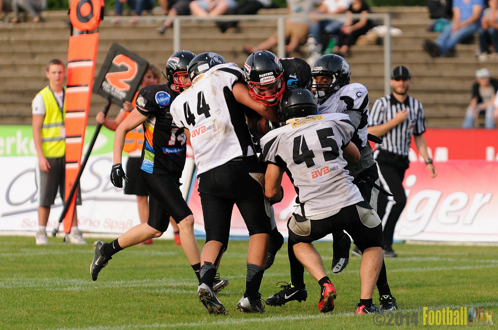 Düsseldorf Panther vs. Berlin Rebels - 09.08.2014 GFL Nord: Düsseldorf Panther vs. Berlin Rebels (29:34) 