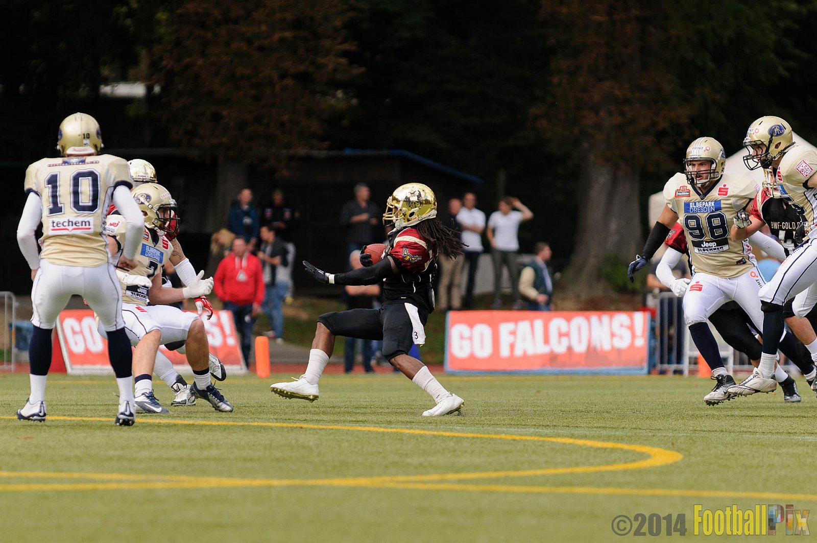 Köln Falcons vs. Dresden Monarchs - 24.08.2014 GFL Nord: Köln Falcons vs. Dresden Monarchs (25:39) 