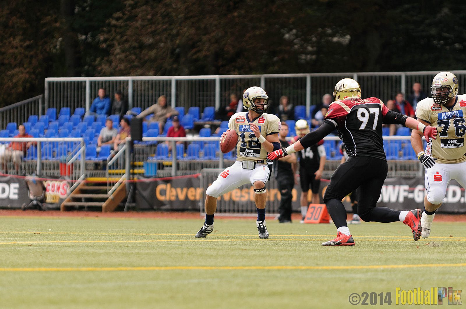 Köln Falcons vs. Dresden Monarchs - 24.08.2014 GFL Nord: Köln Falcons vs. Dresden Monarchs (25:39) 