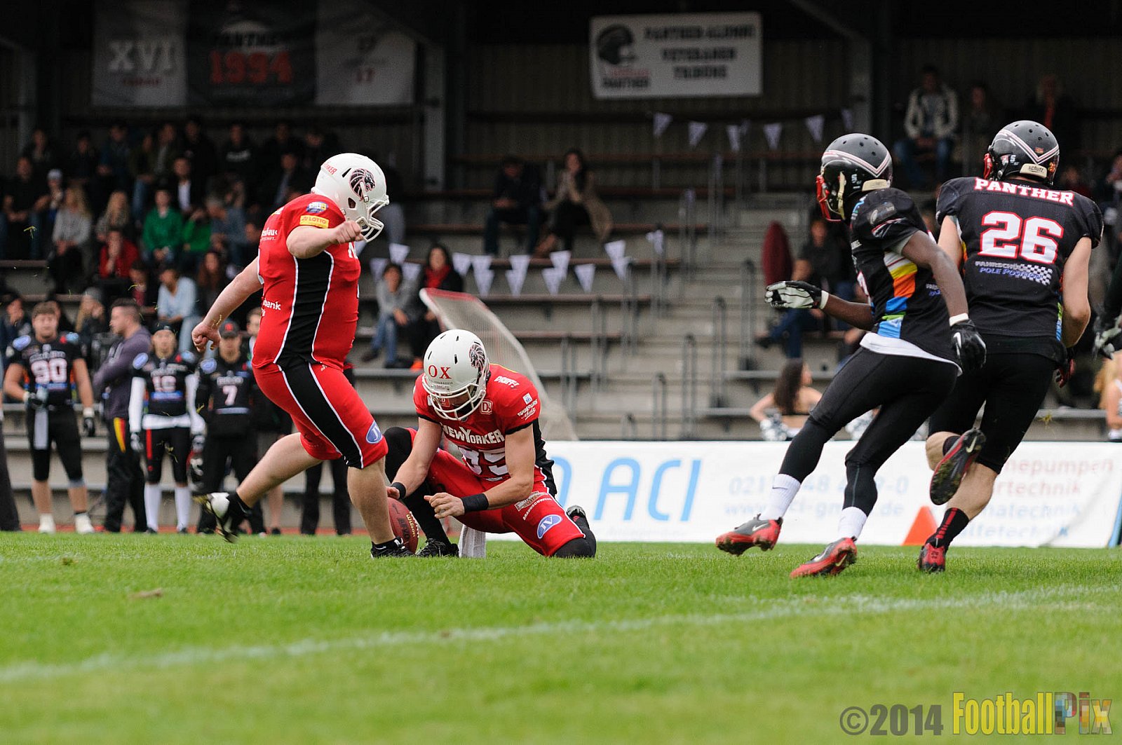 Düsseldorf Panther vs. New Yorker Lions - 30.08.2014 GFL Nord: Düsseldorf Panther vs. New Yorker Lions (0:58) 