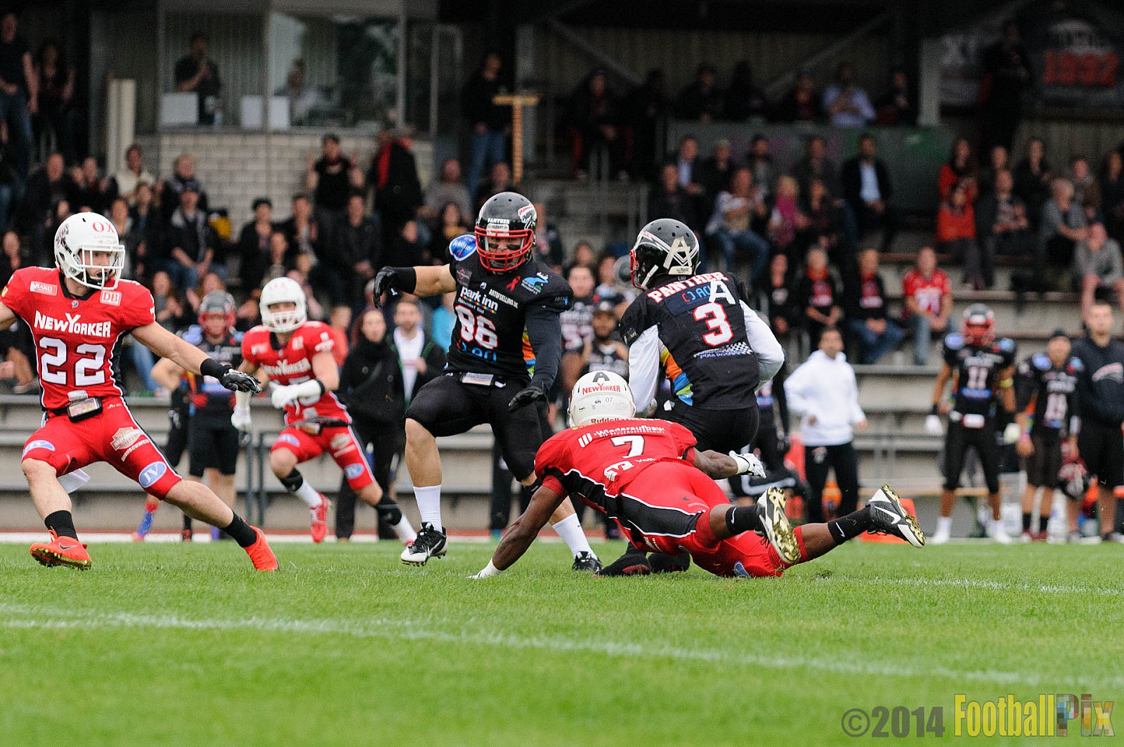 Düsseldorf Panther vs. New Yorker Lions - 30.08.2014 GFL Nord: Düsseldorf Panther vs. New Yorker Lions (0:58) 