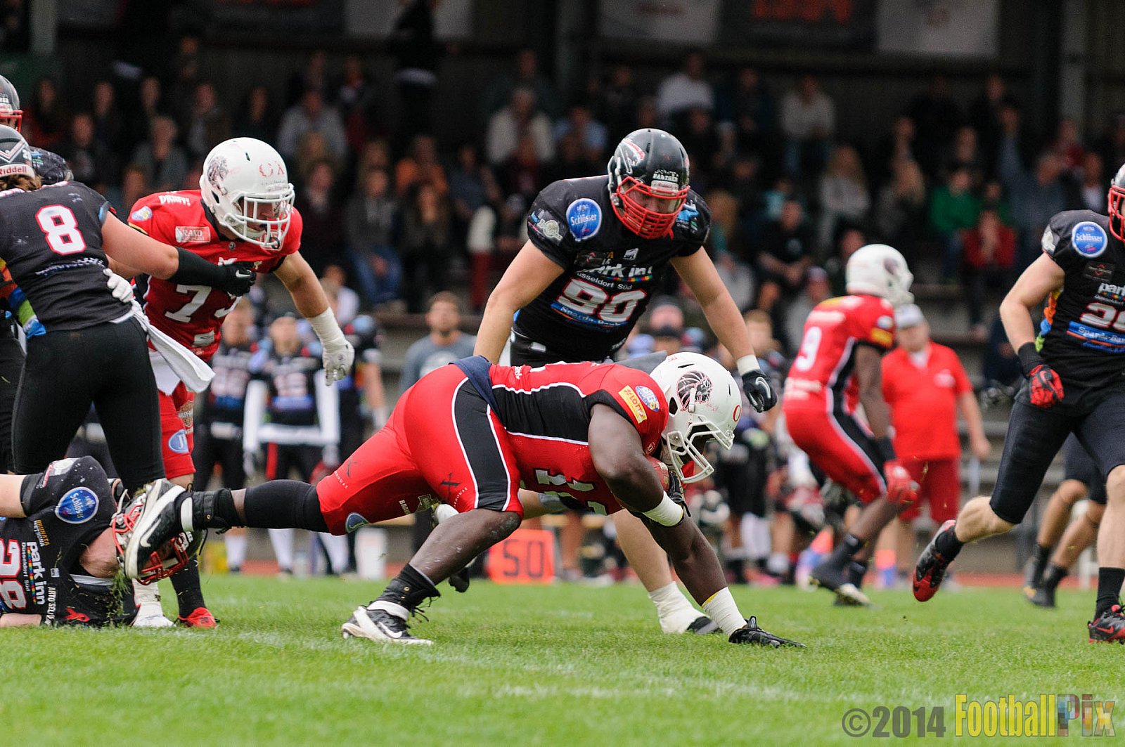 Düsseldorf Panther vs. New Yorker Lions - 30.08.2014 GFL Nord: Düsseldorf Panther vs. New Yorker Lions (0:58) 