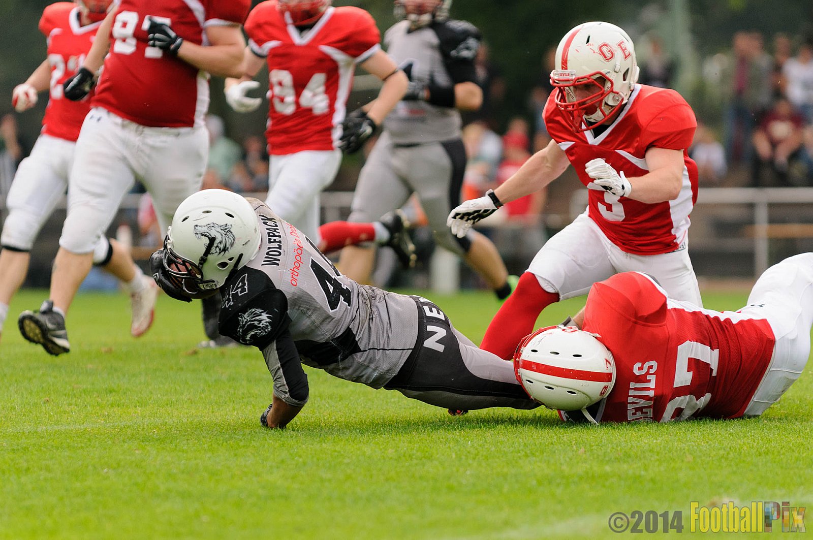 Gelsenkirchen Devils vs. Mönchengladbach Wolfpack  - 06.09.2014 Gelsenkirchen Devils vs. Mönchengladbach Wolfpack (26:20) 