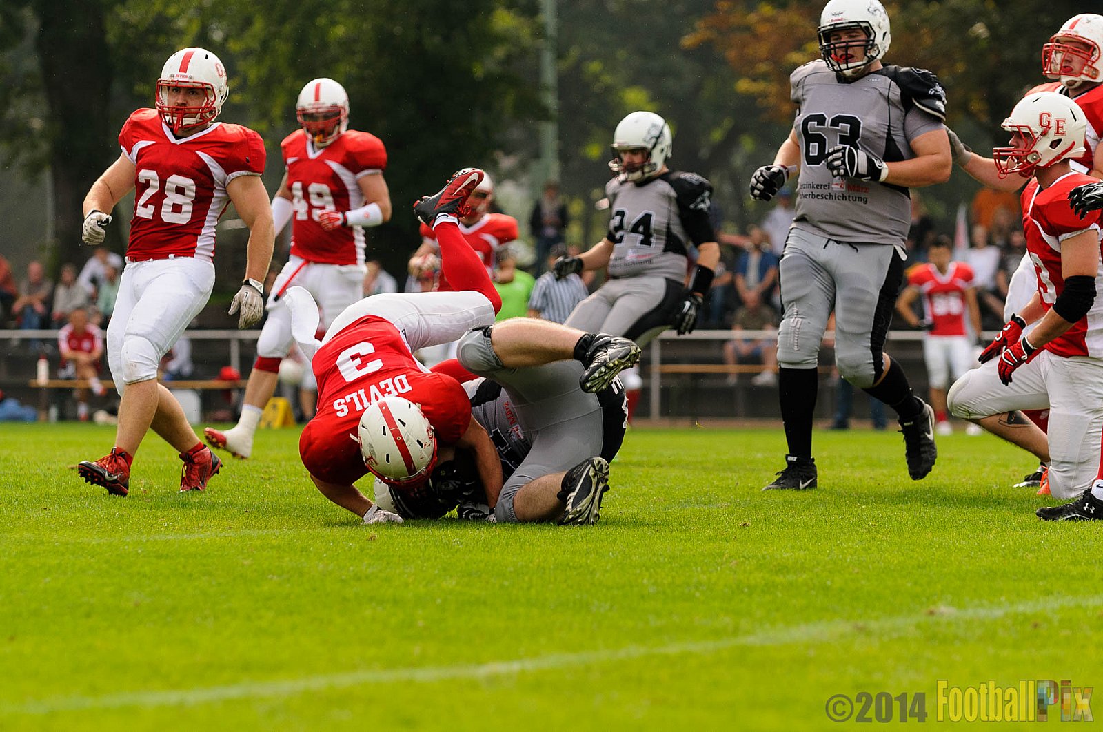 Gelsenkirchen Devils vs. Mönchengladbach Wolfpack  - 06.09.2014 Gelsenkirchen Devils vs. Mönchengladbach Wolfpack (26:20) 
