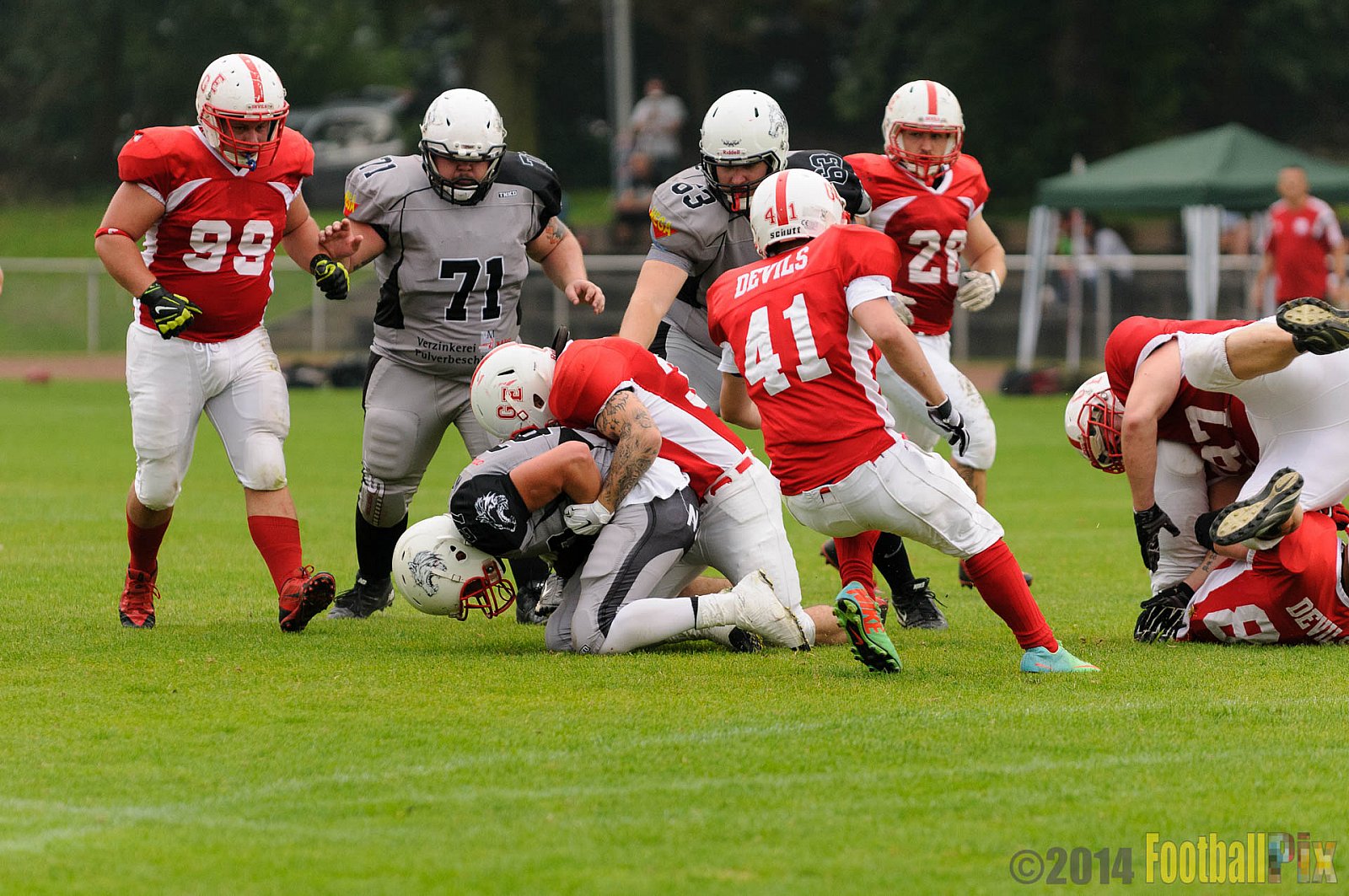 Gelsenkirchen Devils vs. Mönchengladbach Wolfpack  - 06.09.2014 Gelsenkirchen Devils vs. Mönchengladbach Wolfpack (26:20) 