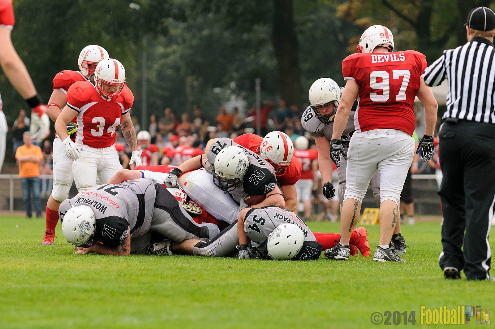 Gelsenkirchen Devils vs. Mönchengladbach Wolfpack  - 06.09.2014 Gelsenkirchen Devils vs. Mönchengladbach Wolfpack (26:20) 