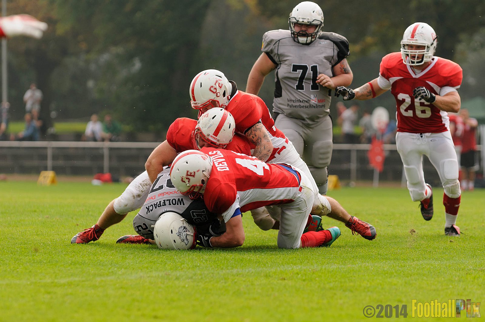 Gelsenkirchen Devils vs. Mönchengladbach Wolfpack  - 06.09.2014 Gelsenkirchen Devils vs. Mönchengladbach Wolfpack (26:20) 