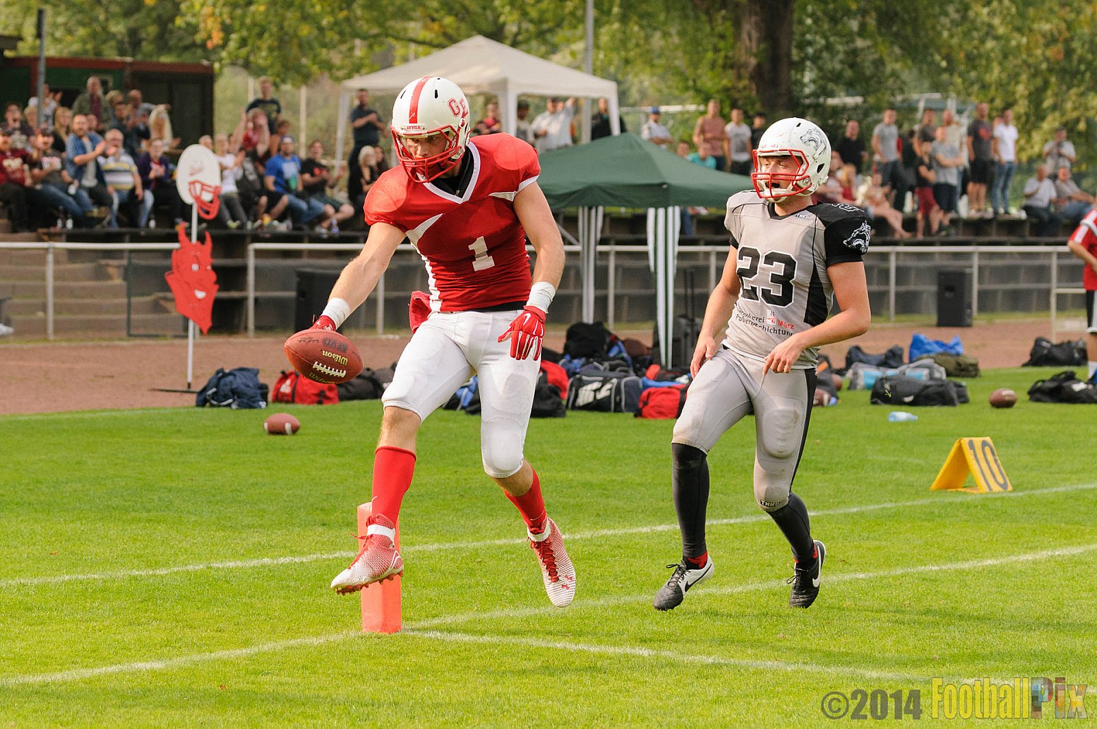 Gelsenkirchen Devils vs. Mönchengladbach Wolfpack  - 06.09.2014 Gelsenkirchen Devils vs. Mönchengladbach Wolfpack (26:20) 