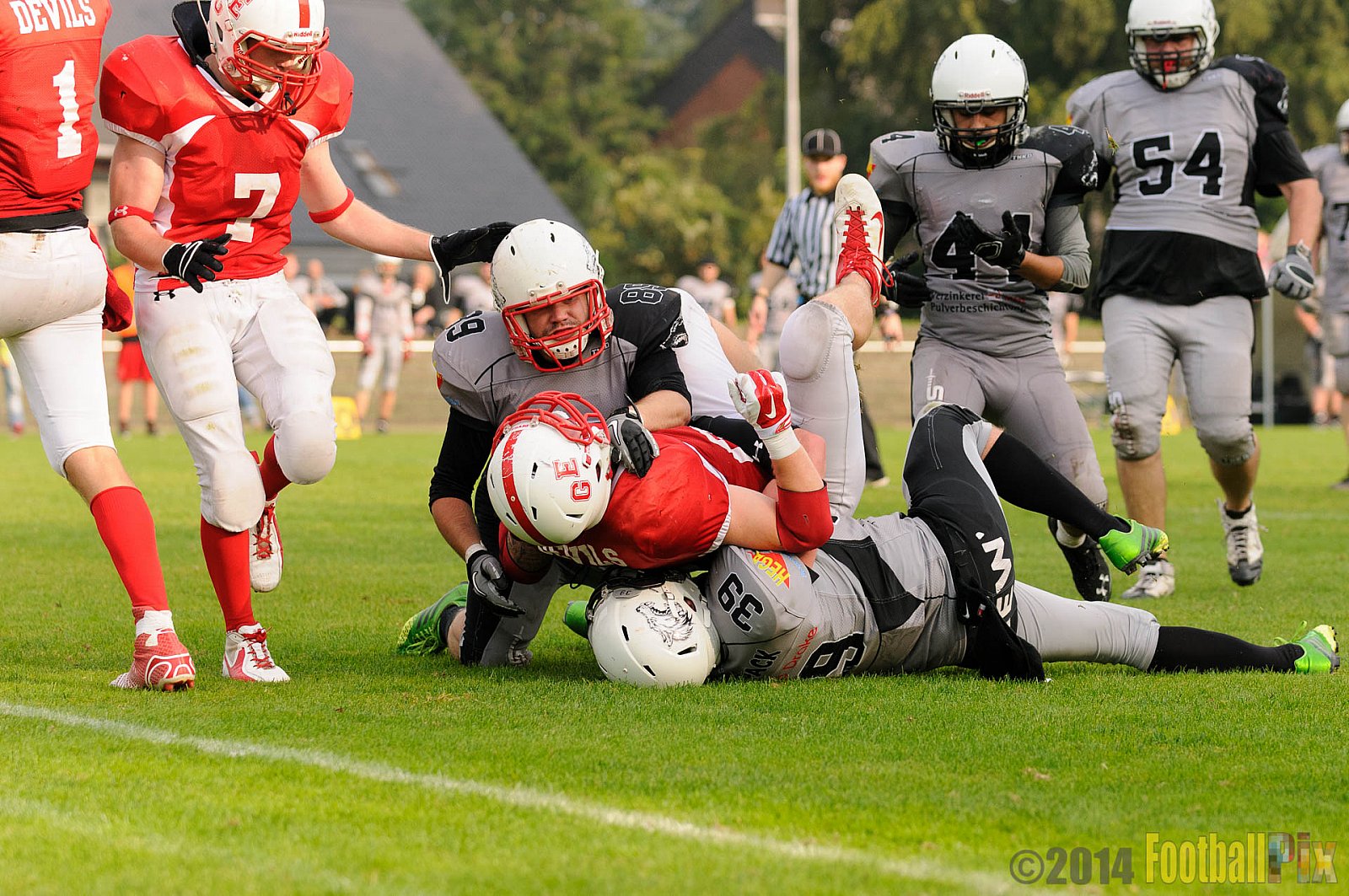 Gelsenkirchen Devils vs. Mönchengladbach Wolfpack  - 06.09.2014 Gelsenkirchen Devils vs. Mönchengladbach Wolfpack (26:20) 