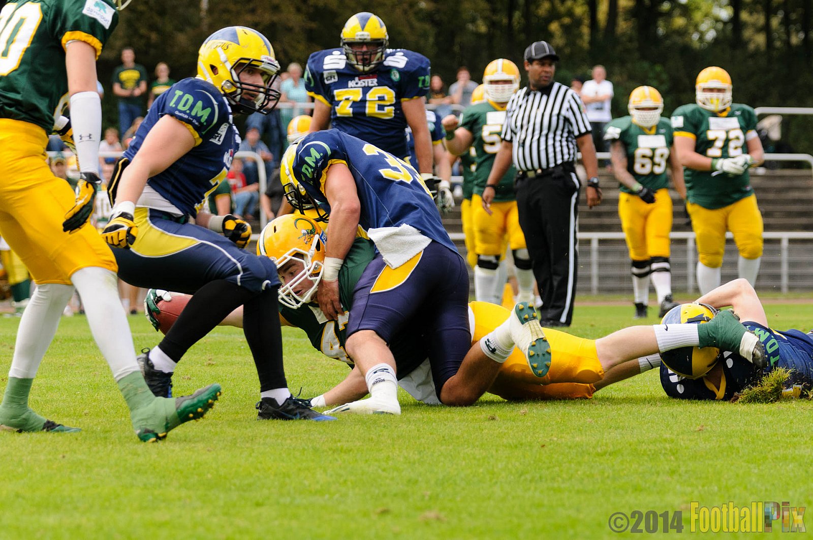 Cologne Crocodiles vs. Hildesheim Invaders  - 14.09.2014 GFL2 Nord: Cologne Crocodiles vs. Hildesheim Invaders (56:28) 