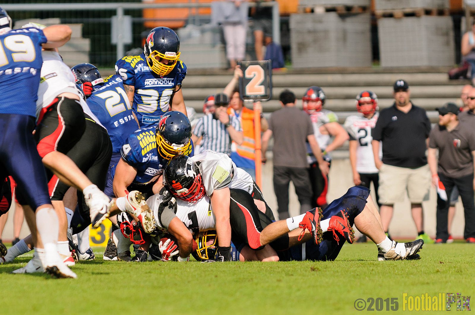 Essen Assindia Cardinals vs. Solingen Paladins - 29.08.2015 RL NRW: Essen Assindia Cardinals vs. Solingen Paladins (33:07)