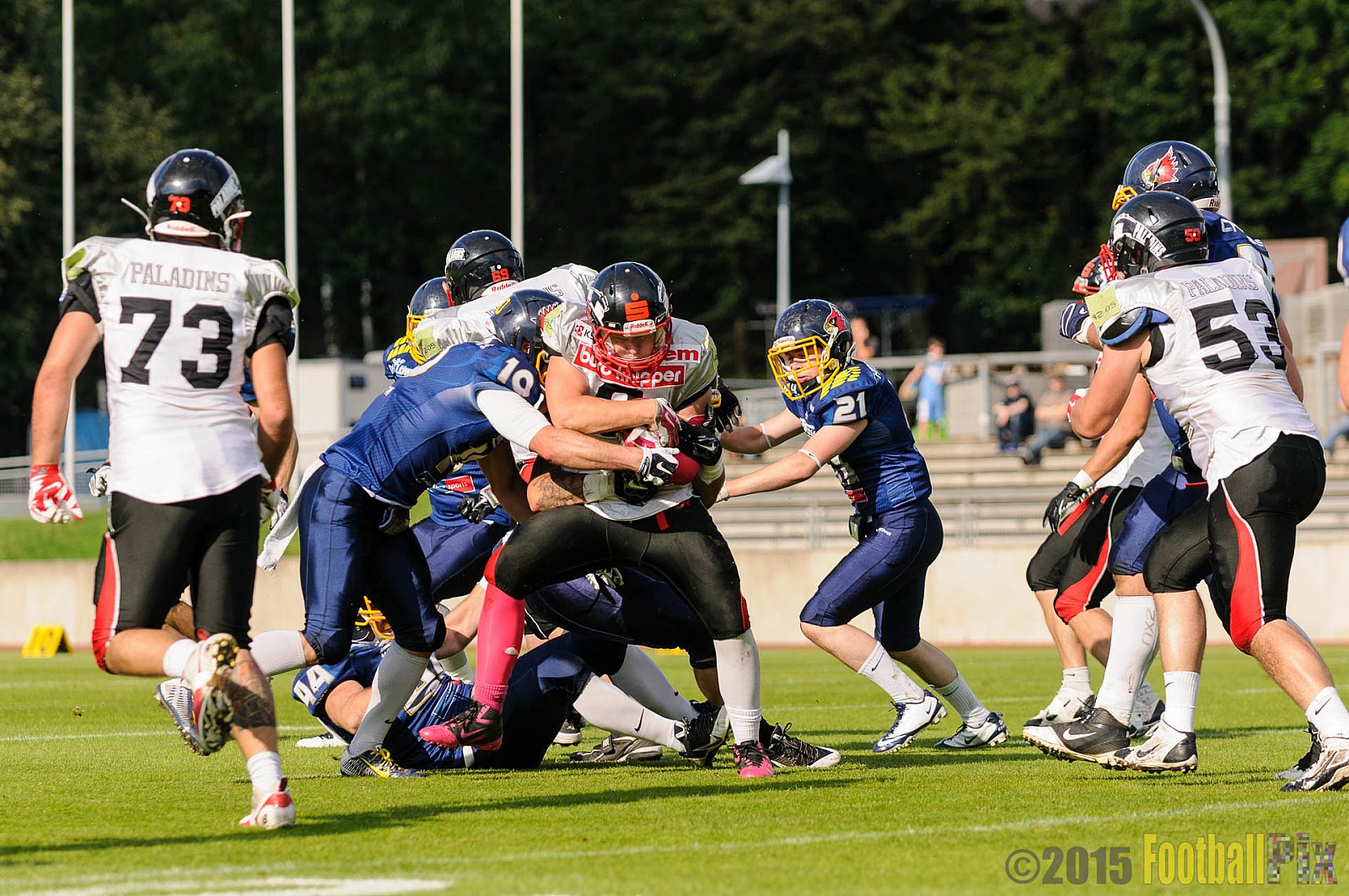 Essen Assindia Cardinals vs. Solingen Paladins - 29.08.2015 RL NRW: Essen Assindia Cardinals vs. Solingen Paladins (33:07)