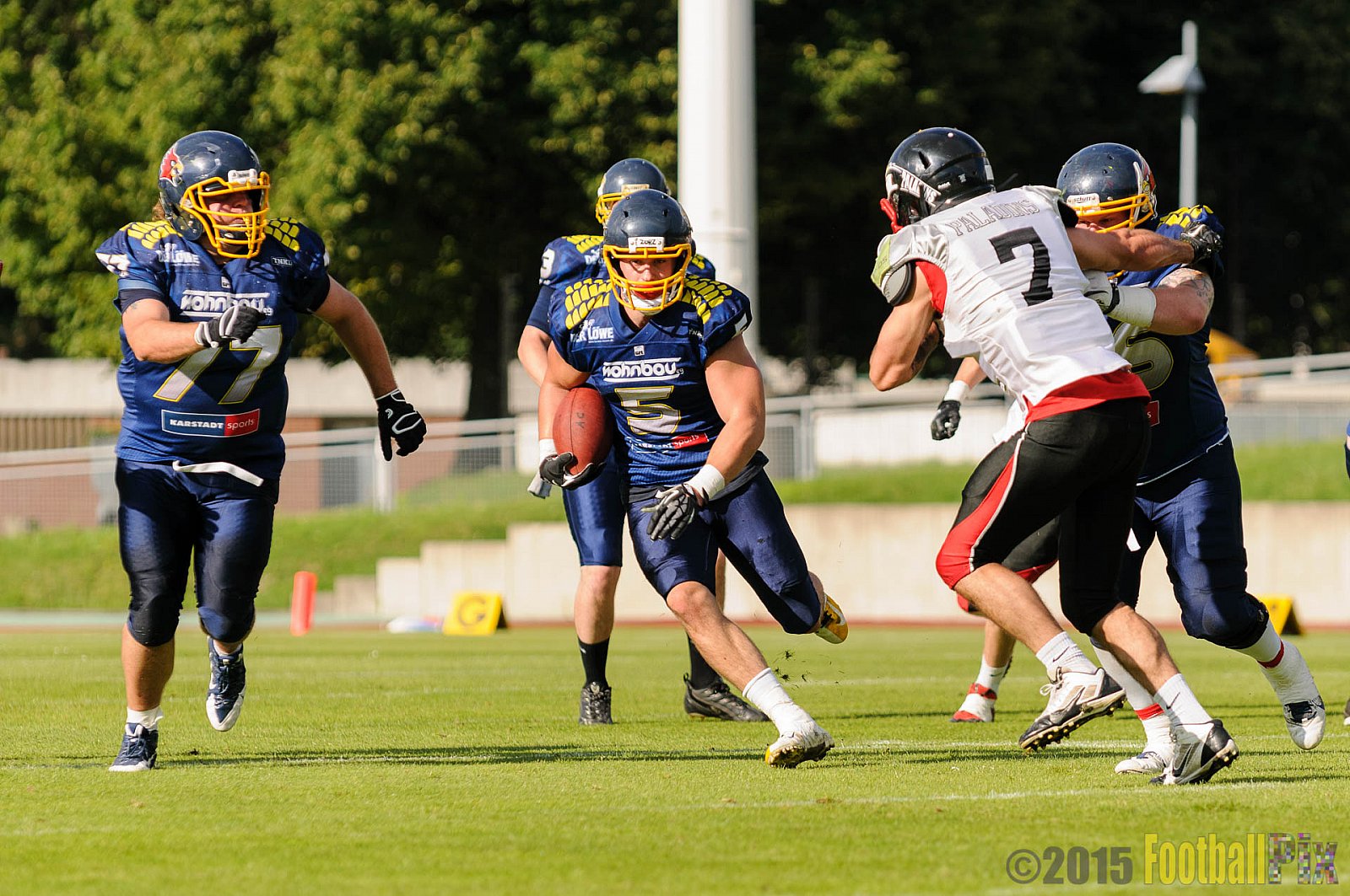 Essen Assindia Cardinals vs. Solingen Paladins - 29.08.2015 RL NRW: Essen Assindia Cardinals vs. Solingen Paladins (33:07)