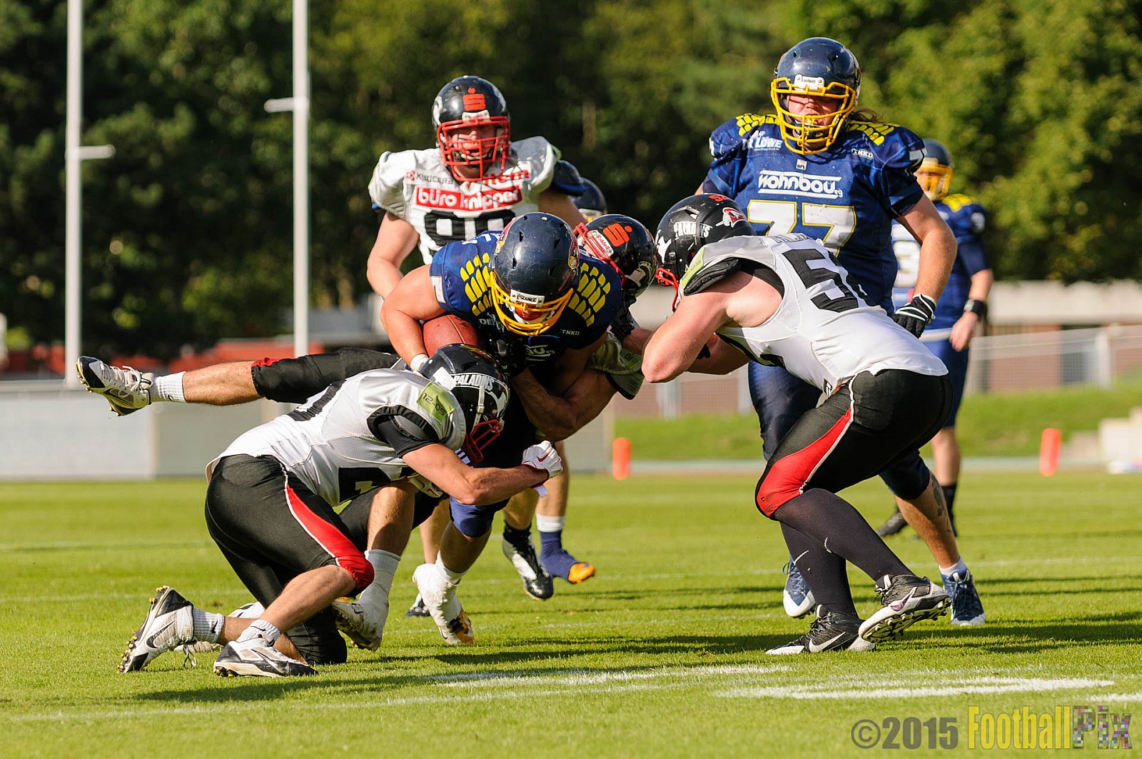 Essen Assindia Cardinals vs. Solingen Paladins - 29.08.2015 RL NRW: Essen Assindia Cardinals vs. Solingen Paladins (33:07)