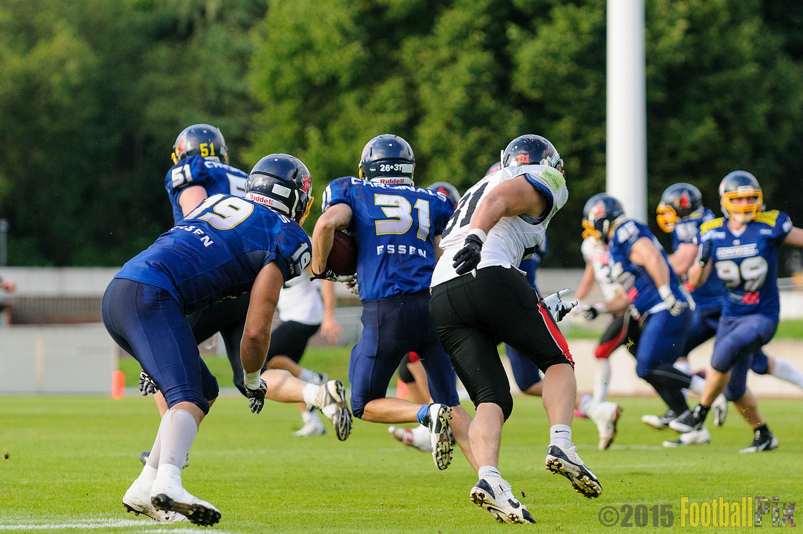 Essen Assindia Cardinals vs. Solingen Paladins - 29.08.2015 RL NRW: Essen Assindia Cardinals vs. Solingen Paladins (33:07)