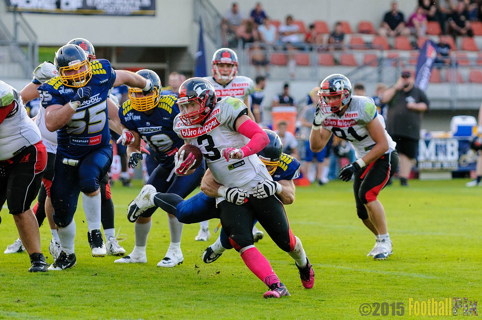 Essen Assindia Cardinals vs. Solingen Paladins - 29.08.2015 RL NRW: Essen Assindia Cardinals vs. Solingen Paladins (33:07)