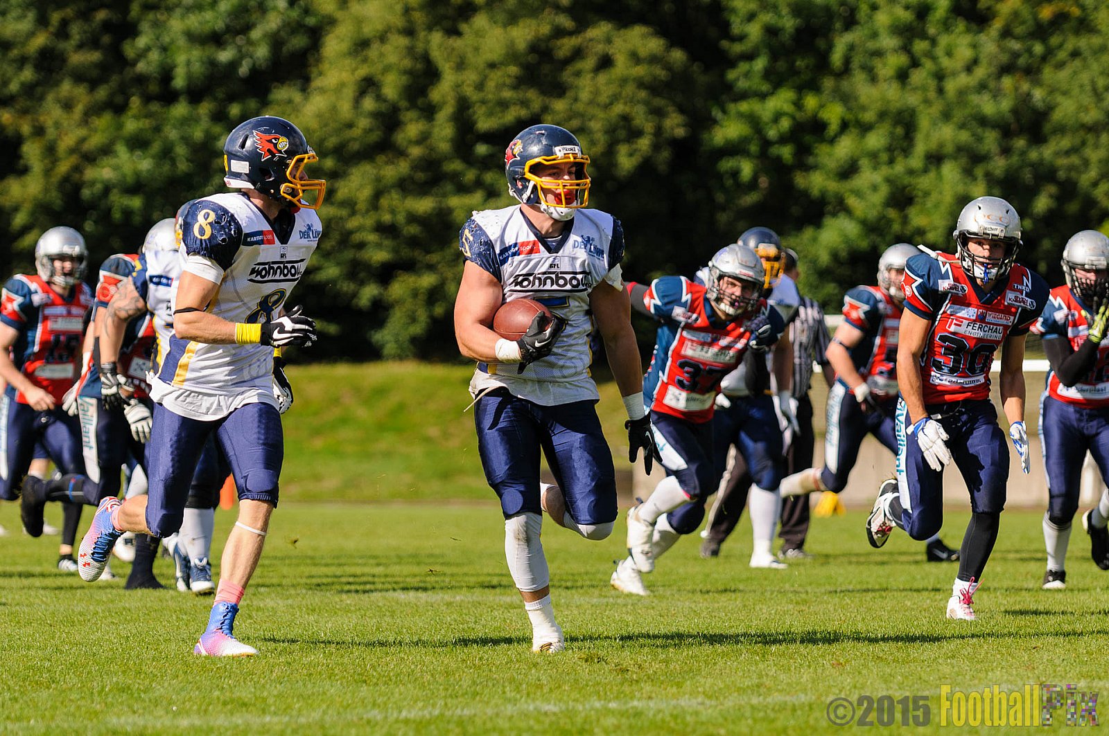 Remscheid Amboss vs. Essen Assindia Cardinals - 06.09.2015 RL NRW: Remscheid Amboss vs. Essen Assindia Cardinals (28:33)