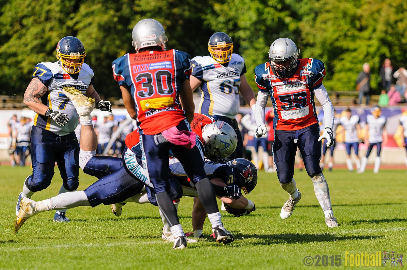 Remscheid Amboss vs. Essen Assindia Cardinals - 06.09.2015 RL NRW: Remscheid Amboss vs. Essen Assindia Cardinals (28:33)