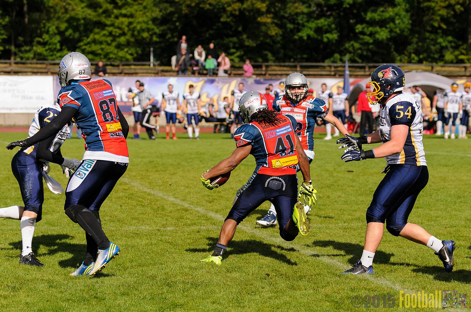Remscheid Amboss vs. Essen Assindia Cardinals - 06.09.2015 RL NRW: Remscheid Amboss vs. Essen Assindia Cardinals (28:33)