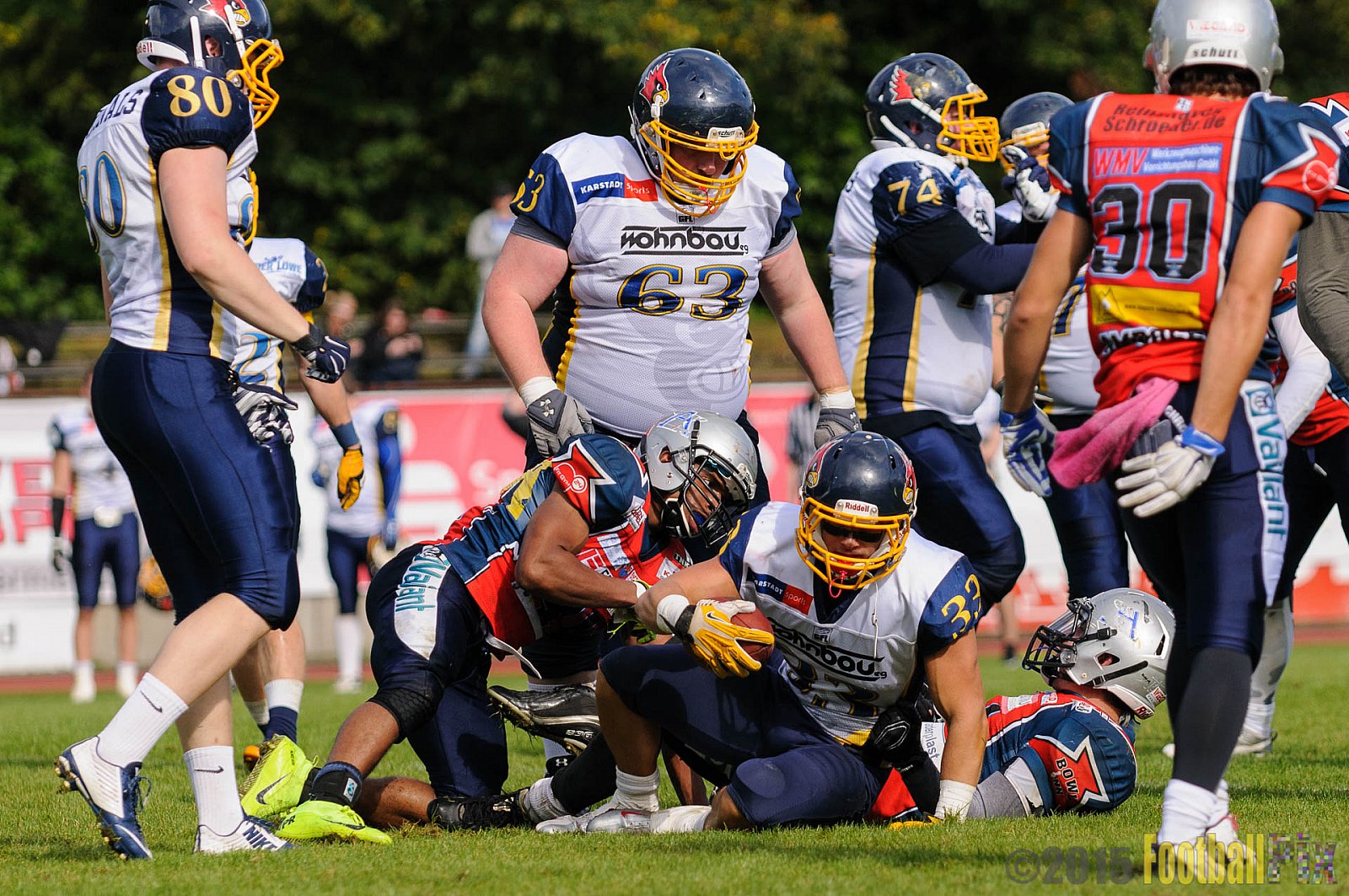 Remscheid Amboss vs. Essen Assindia Cardinals - 06.09.2015 RL NRW: Remscheid Amboss vs. Essen Assindia Cardinals (28:33)