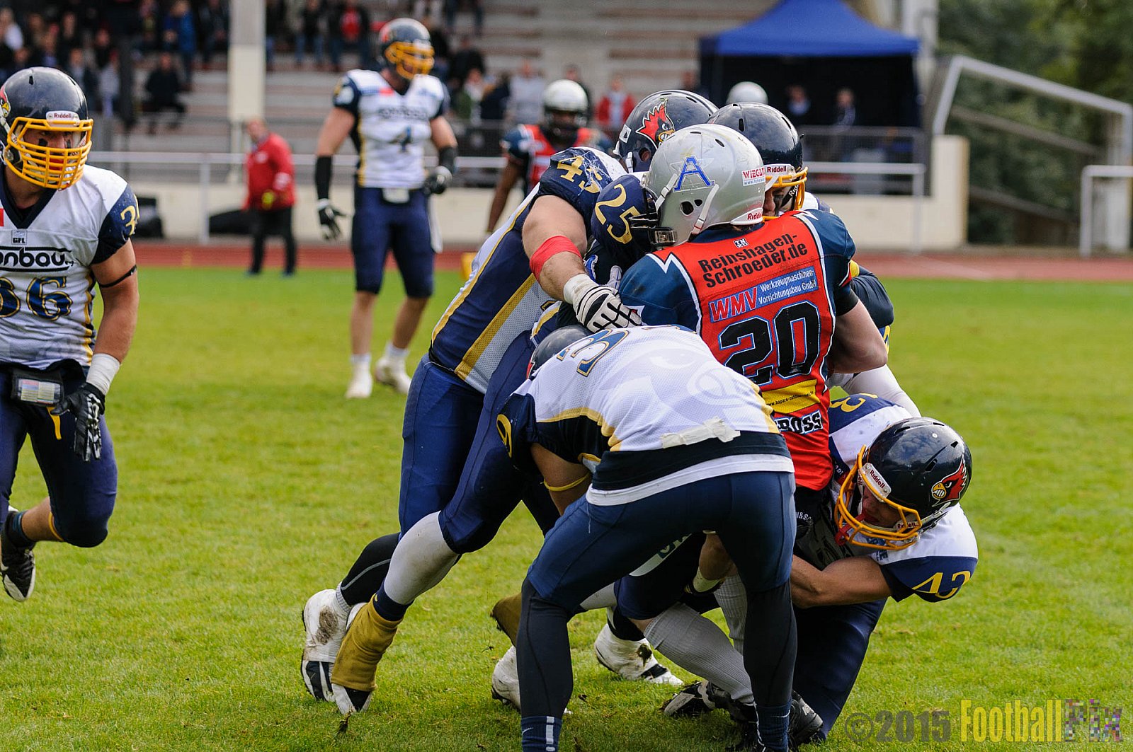 Remscheid Amboss vs. Essen Assindia Cardinals - 06.09.2015 RL NRW: Remscheid Amboss vs. Essen Assindia Cardinals (28:33)