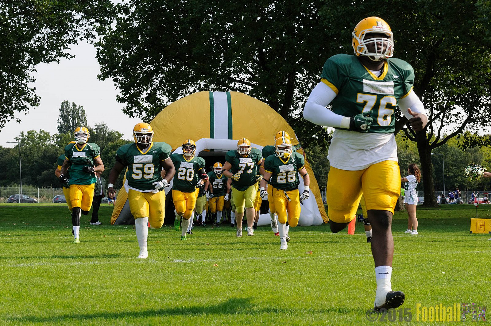 Cologne Crocodiles vs. Potsdam Royals - 12.09.2015 GFL2 Nord: Cologne Crocodiles vs. Potsdam Royals (48:21)