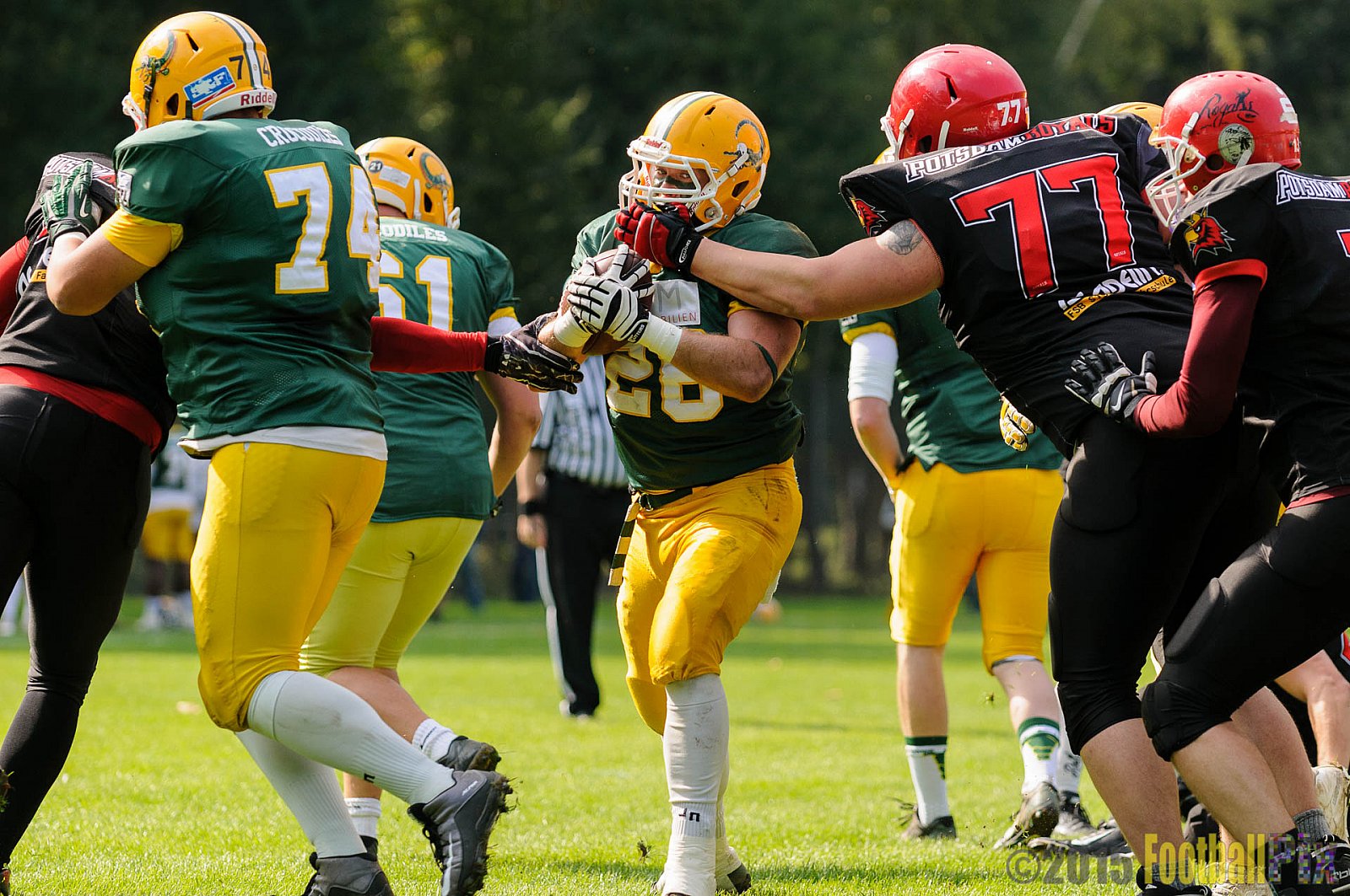 Cologne Crocodiles vs. Potsdam Royals - 12.09.2015 GFL2 Nord: Cologne Crocodiles vs. Potsdam Royals (48:21)