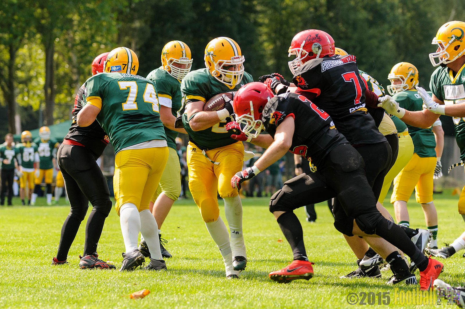Cologne Crocodiles vs. Potsdam Royals - 12.09.2015 GFL2 Nord: Cologne Crocodiles vs. Potsdam Royals (48:21)