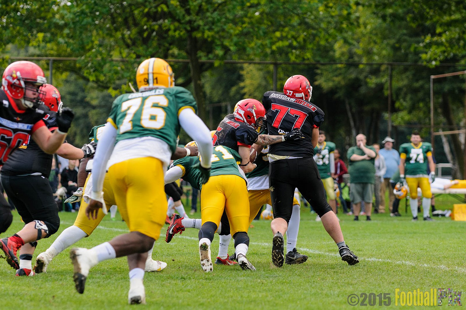 Cologne Crocodiles vs. Potsdam Royals - 12.09.2015 GFL2 Nord: Cologne Crocodiles vs. Potsdam Royals (48:21)