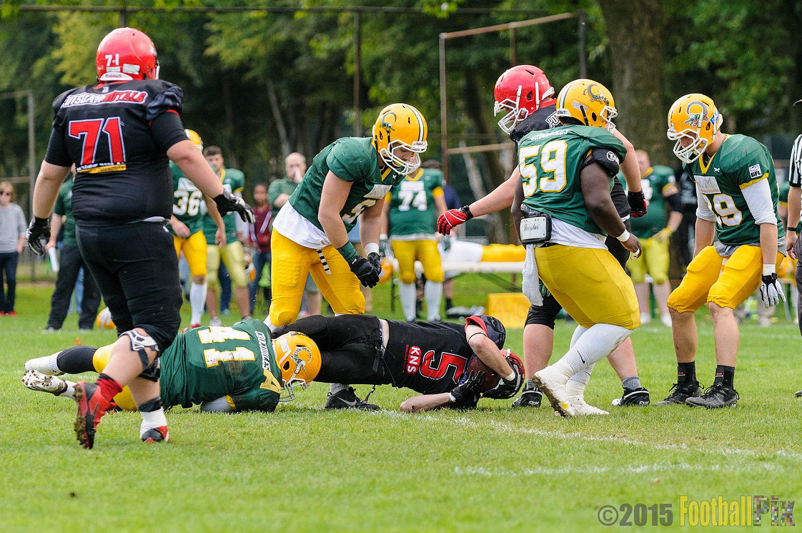 Cologne Crocodiles vs. Potsdam Royals - 12.09.2015 GFL2 Nord: Cologne Crocodiles vs. Potsdam Royals (48:21)