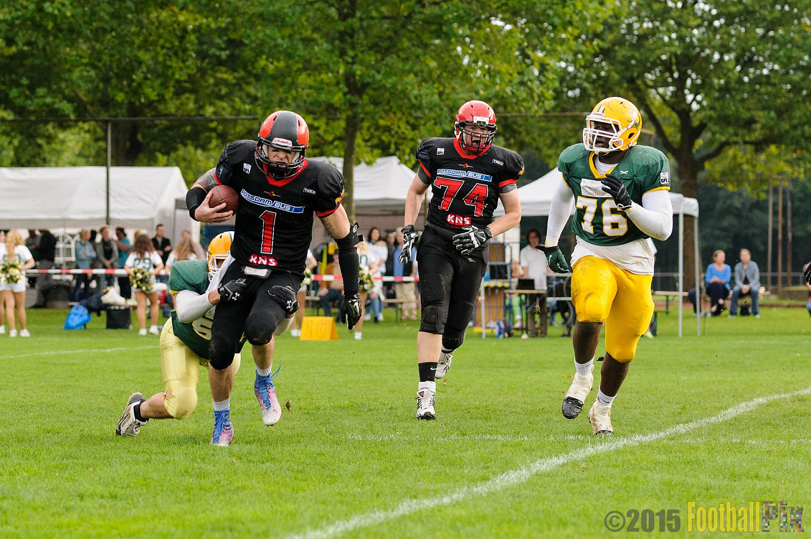 Cologne Crocodiles vs. Potsdam Royals - 12.09.2015 GFL2 Nord: Cologne Crocodiles vs. Potsdam Royals (48:21)