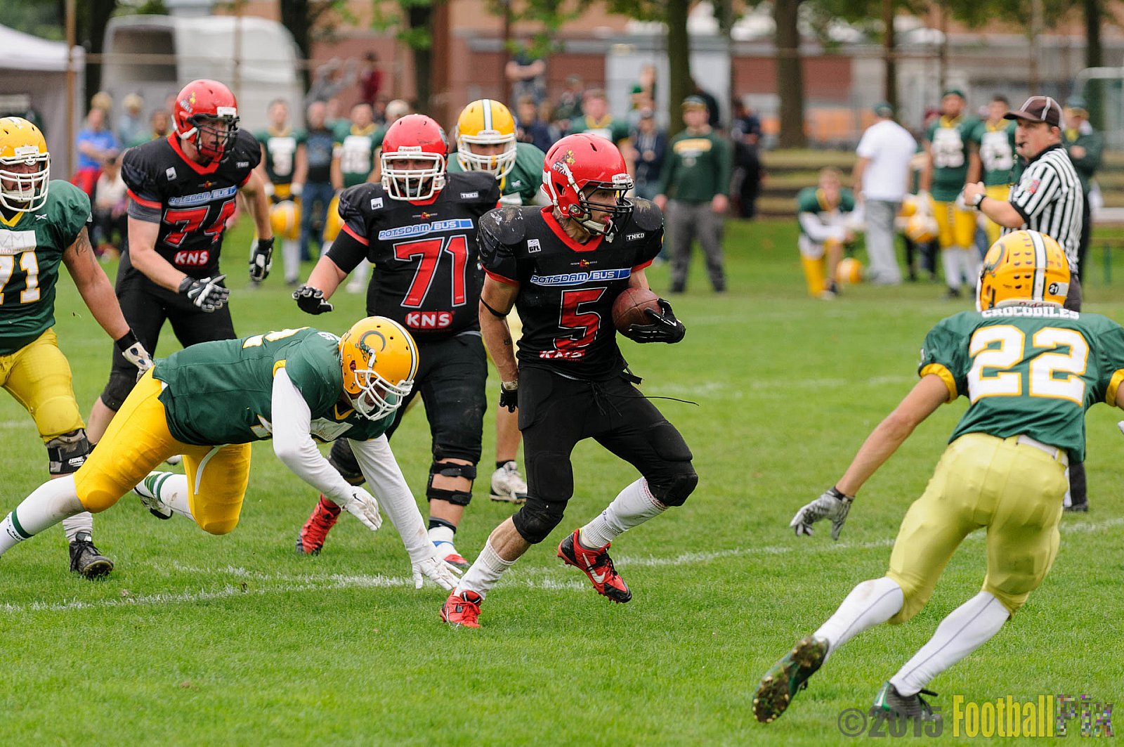 Cologne Crocodiles vs. Potsdam Royals - 12.09.2015 GFL2 Nord: Cologne Crocodiles vs. Potsdam Royals (48:21)