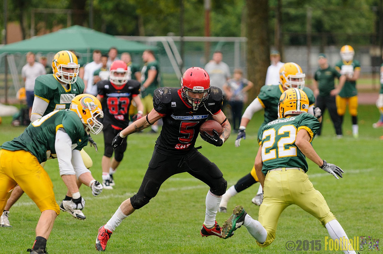 Cologne Crocodiles vs. Potsdam Royals - 12.09.2015 GFL2 Nord: Cologne Crocodiles vs. Potsdam Royals (48:21)