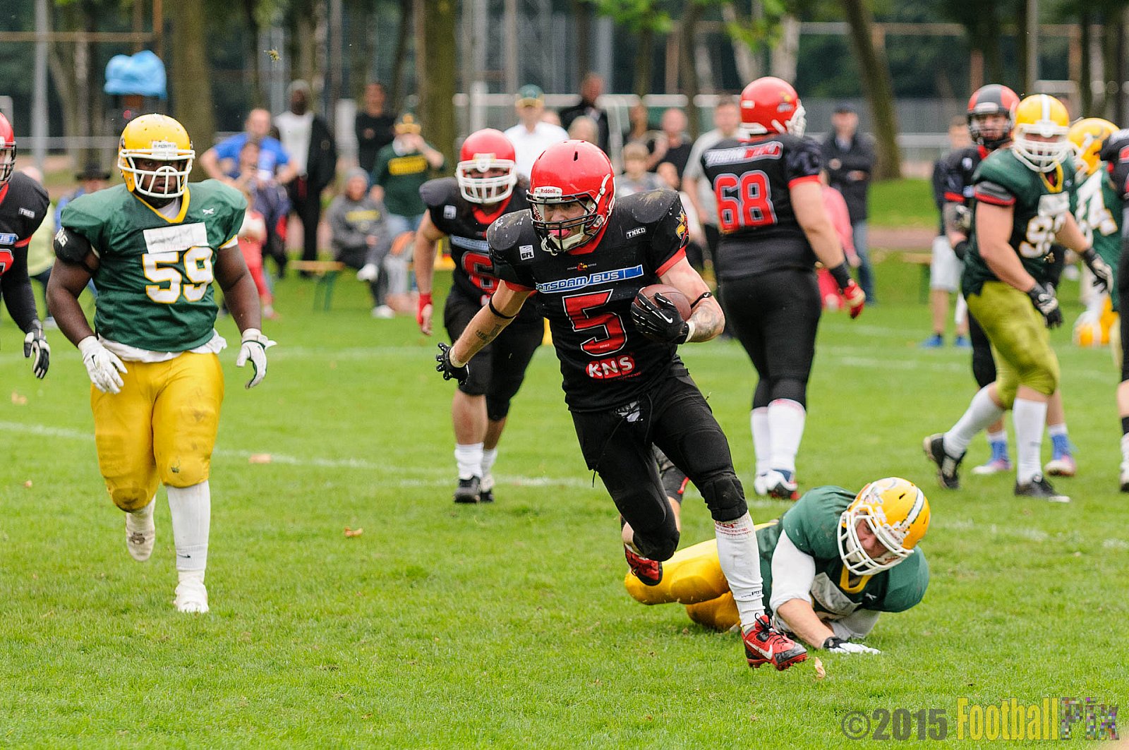 Cologne Crocodiles vs. Potsdam Royals - 12.09.2015 GFL2 Nord: Cologne Crocodiles vs. Potsdam Royals (48:21)