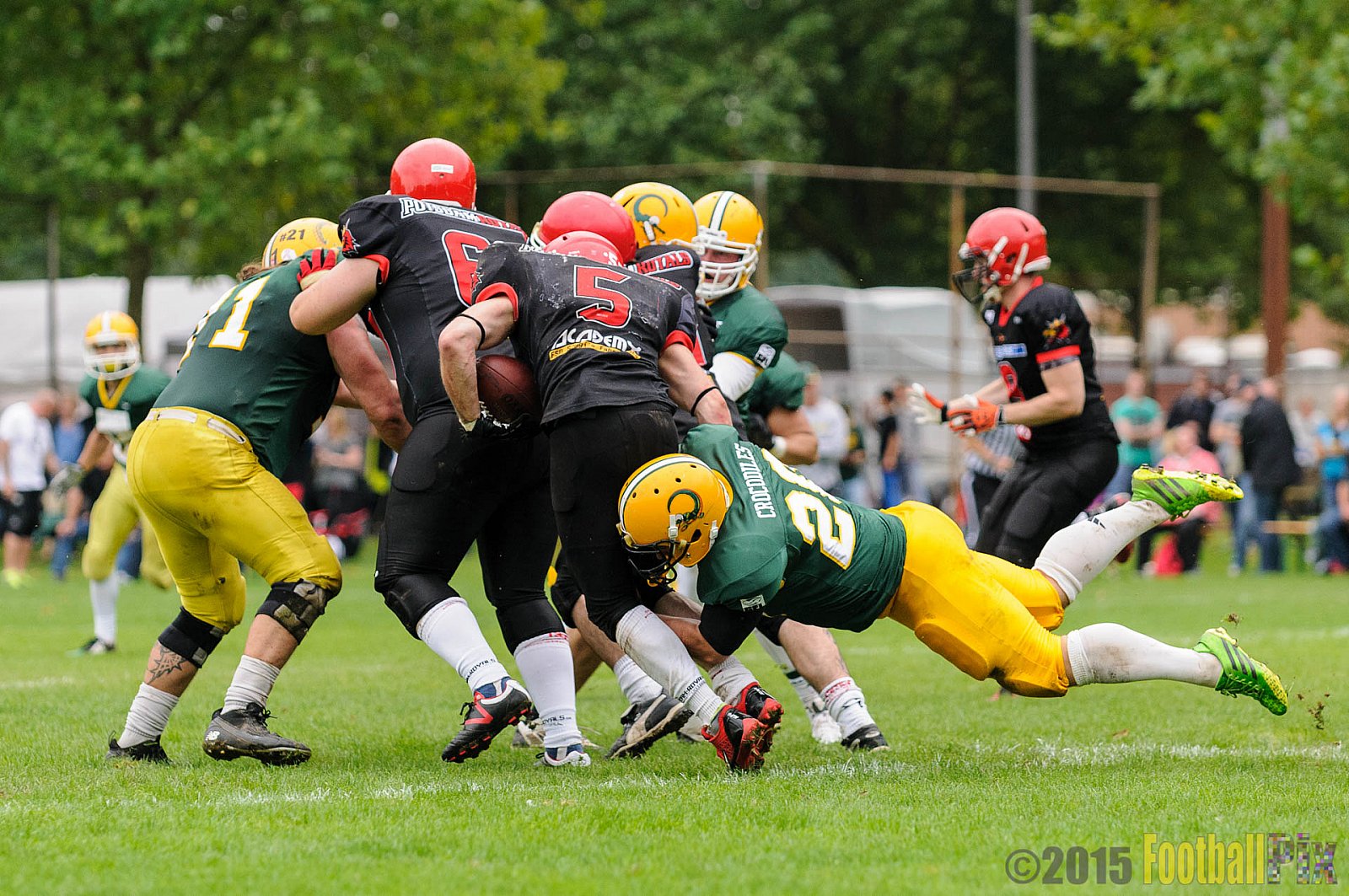 Cologne Crocodiles vs. Potsdam Royals - 12.09.2015 GFL2 Nord: Cologne Crocodiles vs. Potsdam Royals (48:21)