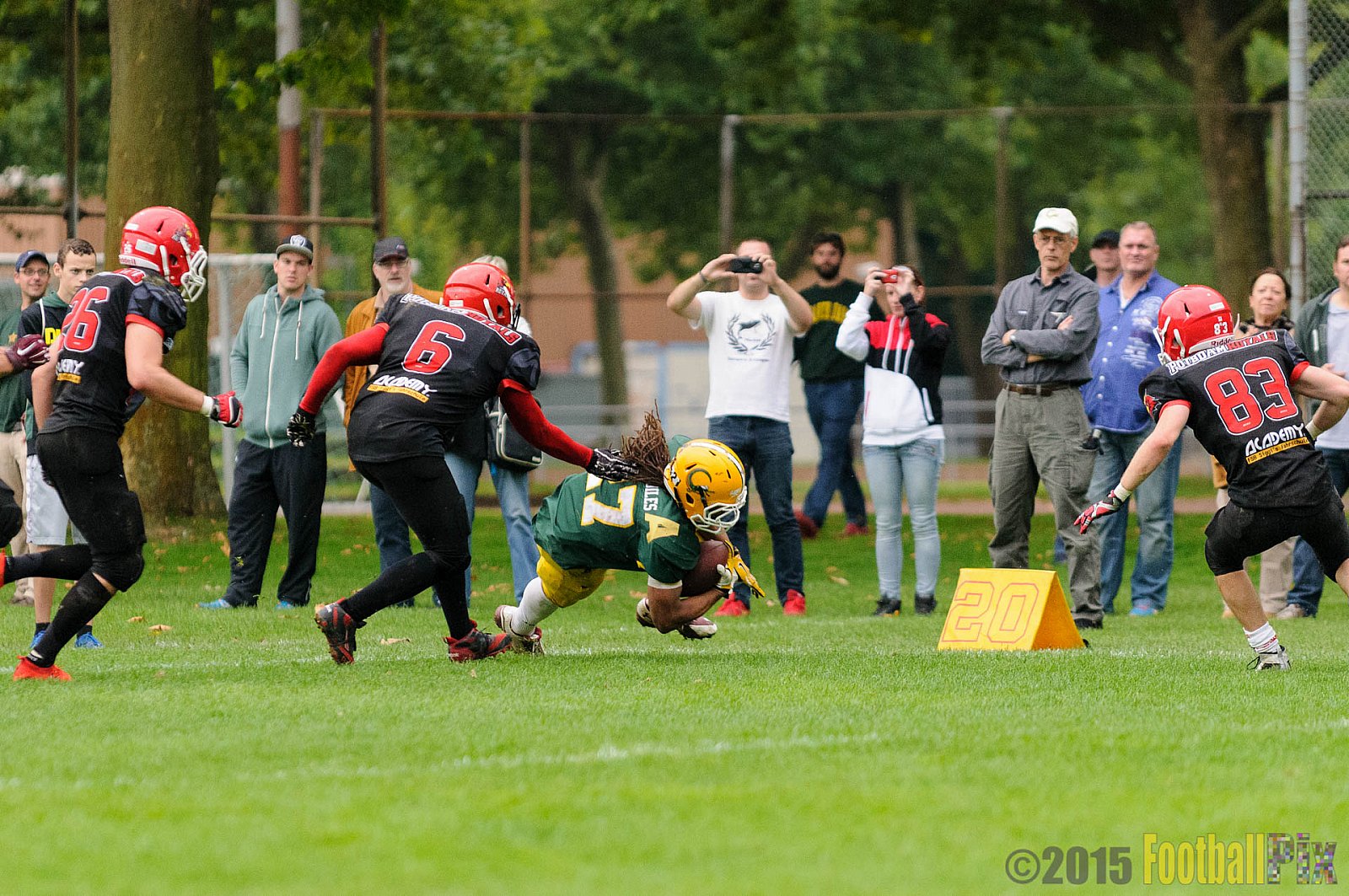 Cologne Crocodiles vs. Potsdam Royals - 12.09.2015 GFL2 Nord: Cologne Crocodiles vs. Potsdam Royals (48:21)