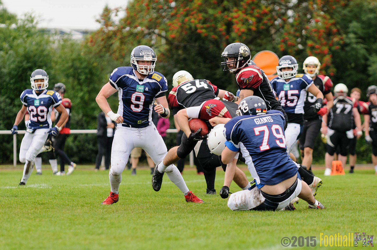 Dortmund Giants vs. Cologne Falcons - 13.09.2015 OL NRW: Dortmund Giants vs. Cologne Falcons (12:44)