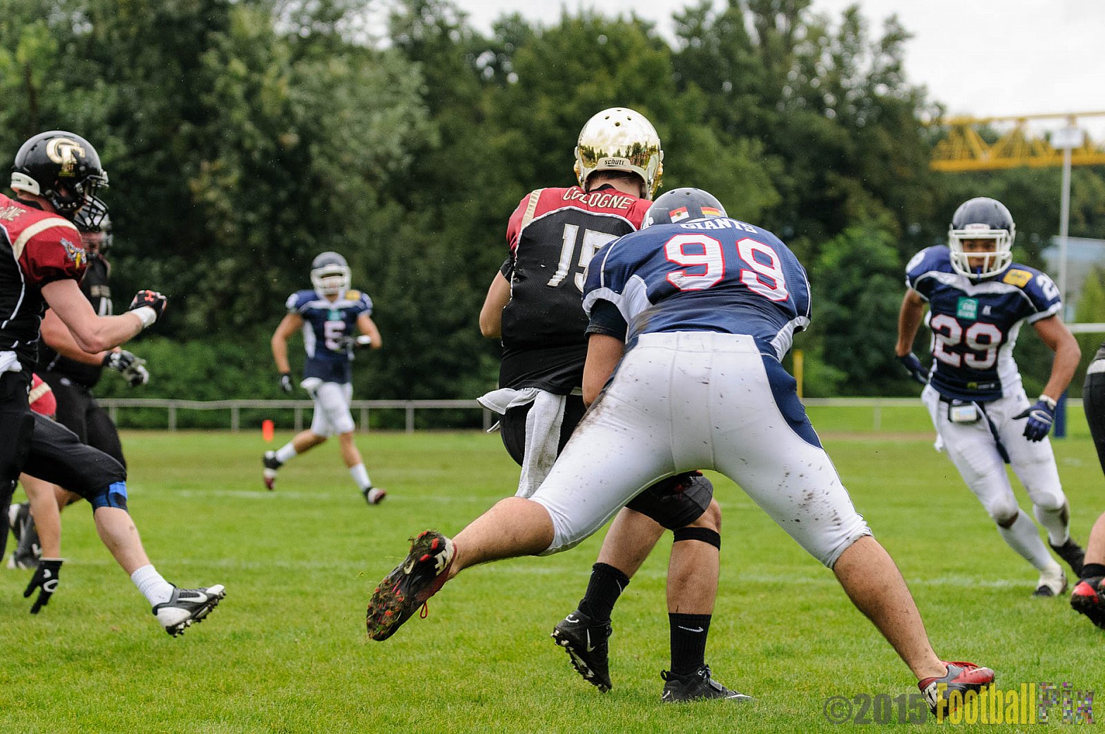 Dortmund Giants vs. Cologne Falcons - 13.09.2015 OL NRW: Dortmund Giants vs. Cologne Falcons (12:44)