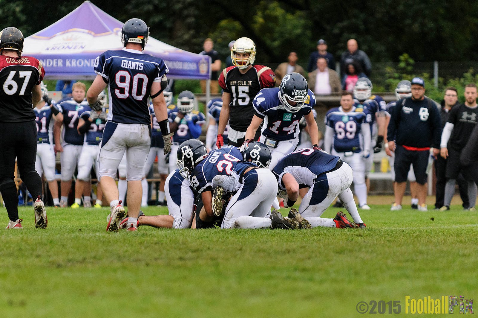 Dortmund Giants vs. Cologne Falcons - 13.09.2015 OL NRW: Dortmund Giants vs. Cologne Falcons (12:44)