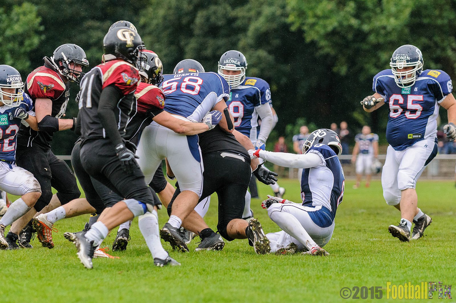 Dortmund Giants vs. Cologne Falcons - 13.09.2015 OL NRW: Dortmund Giants vs. Cologne Falcons (12:44)