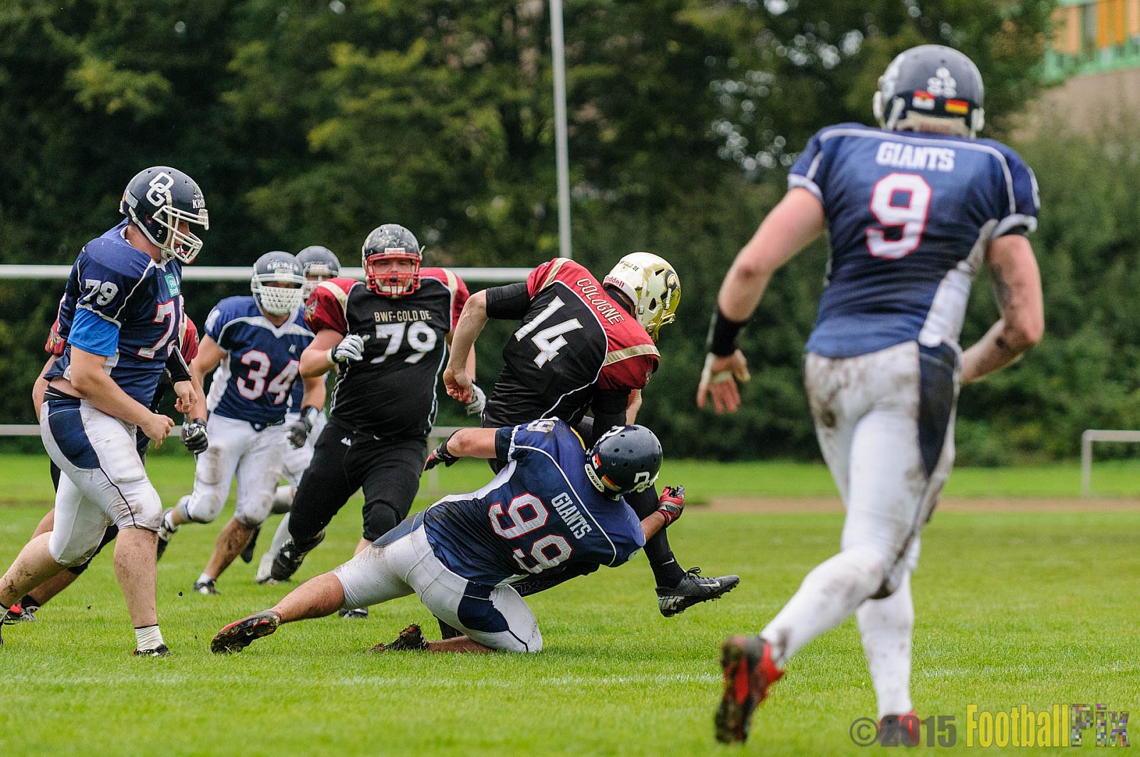 Dortmund Giants vs. Cologne Falcons - 13.09.2015 OL NRW: Dortmund Giants vs. Cologne Falcons (12:44)