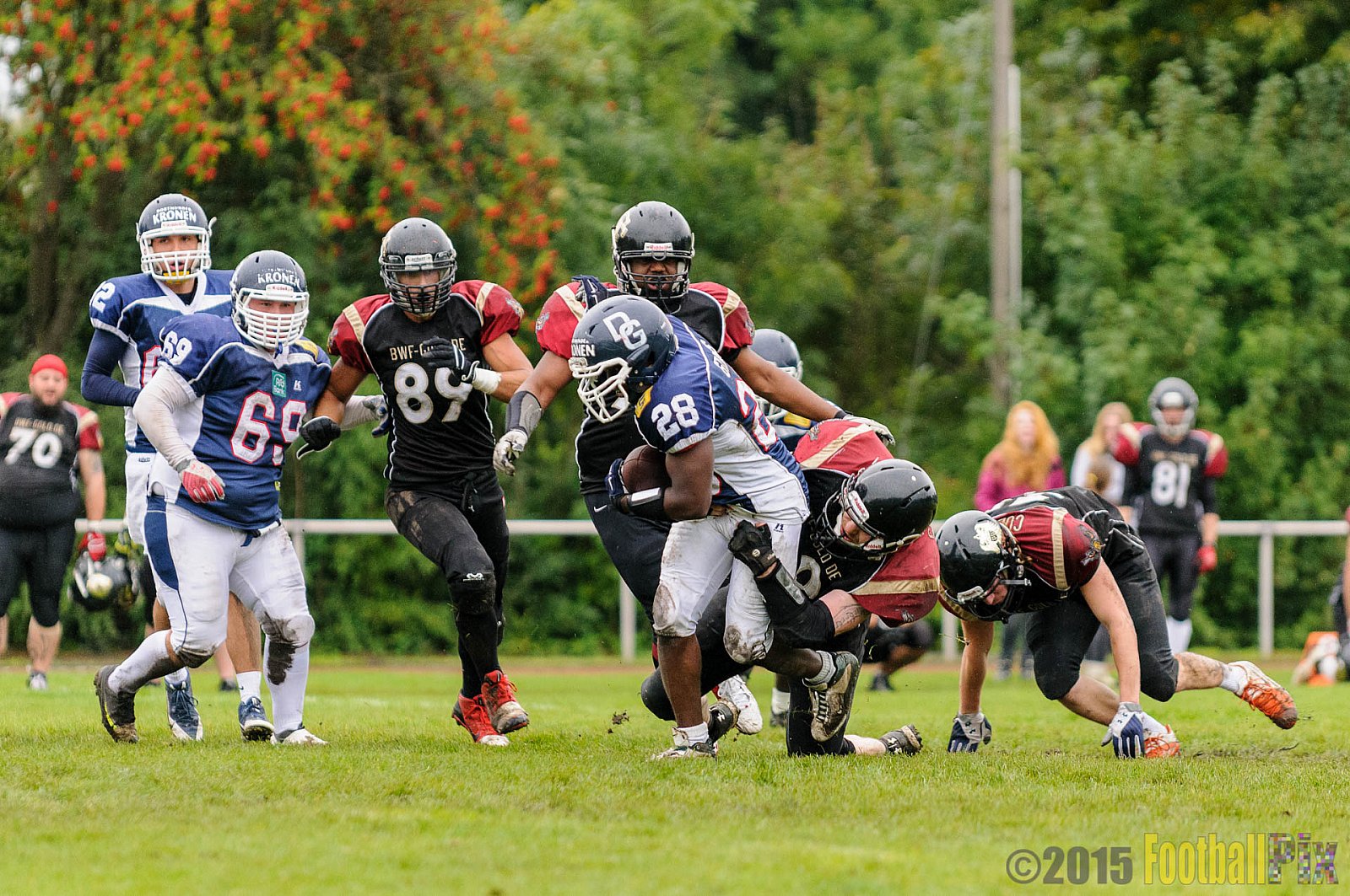 Dortmund Giants vs. Cologne Falcons - 13.09.2015 OL NRW: Dortmund Giants vs. Cologne Falcons (12:44)