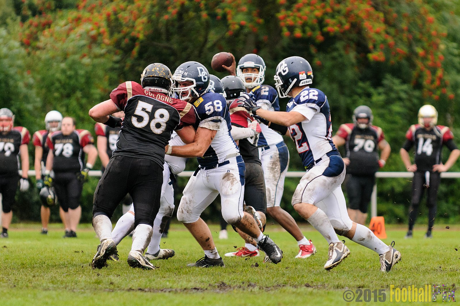 Dortmund Giants vs. Cologne Falcons - 13.09.2015 OL NRW: Dortmund Giants vs. Cologne Falcons (12:44)