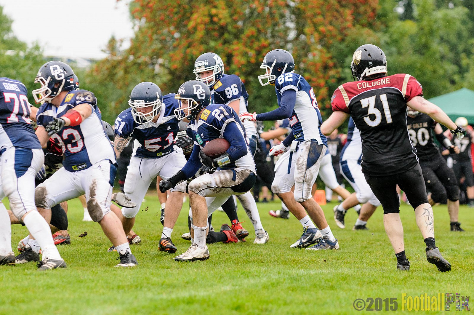Dortmund Giants vs. Cologne Falcons - 13.09.2015 OL NRW: Dortmund Giants vs. Cologne Falcons (12:44)